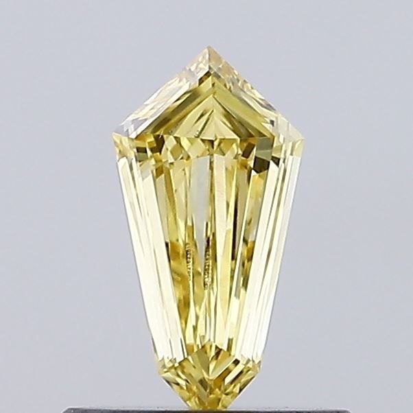 0.37 CT Fancy Yellow HEXAGONAL