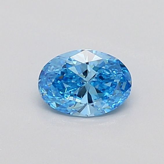 0.3 CT Fancy Vivid Blue OVAL