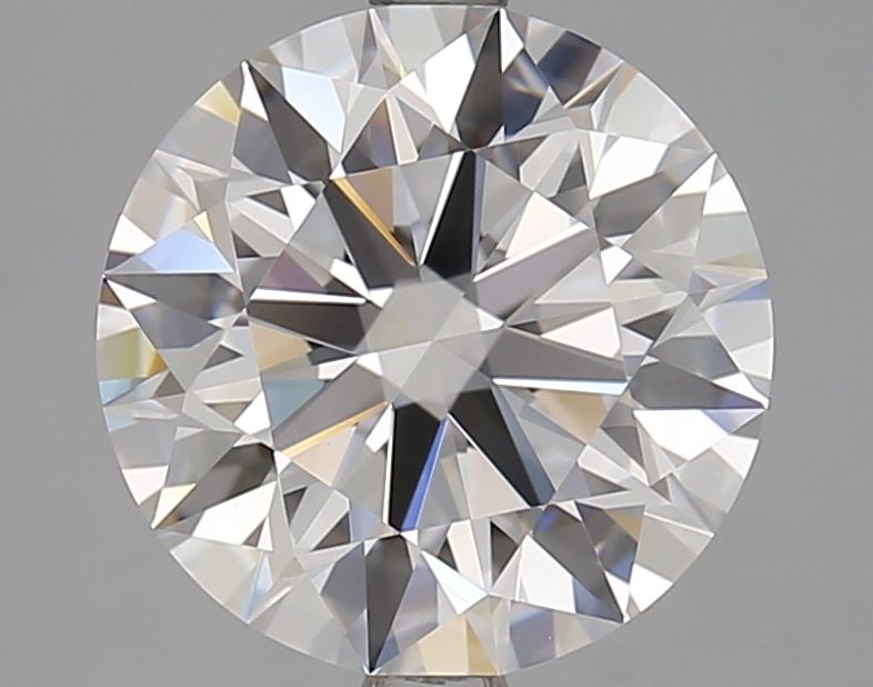 Diamant Rond 3.71 ct - Couleur D - Pureté VVS2