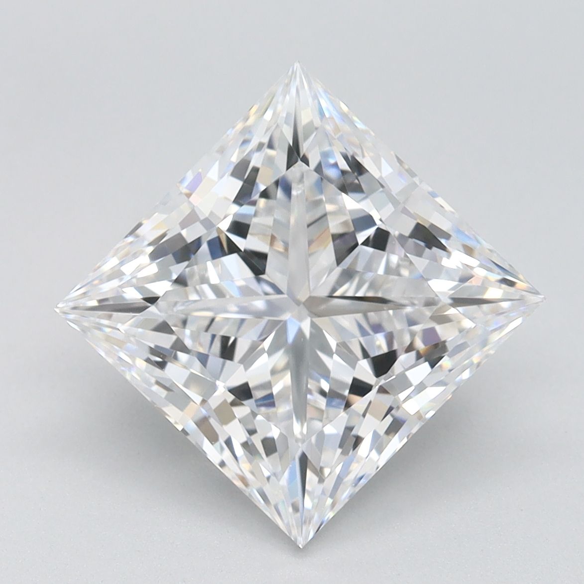 3.38 ct. princess Lab Grown Diamond front image