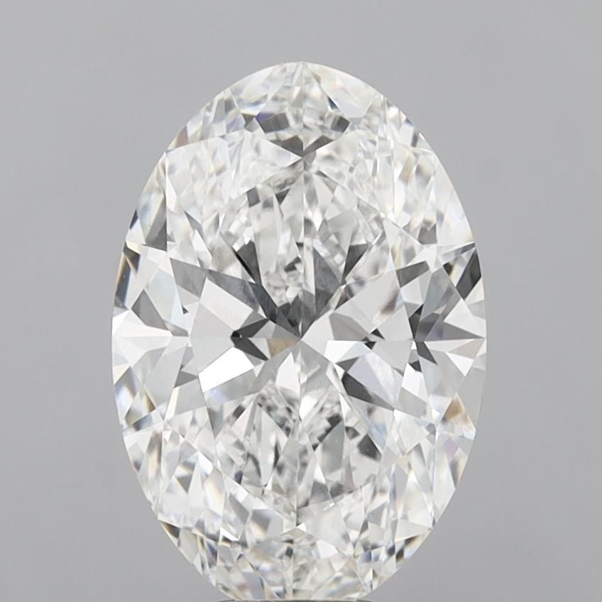 7.56 ct. oval Lab Grown Diamond front image