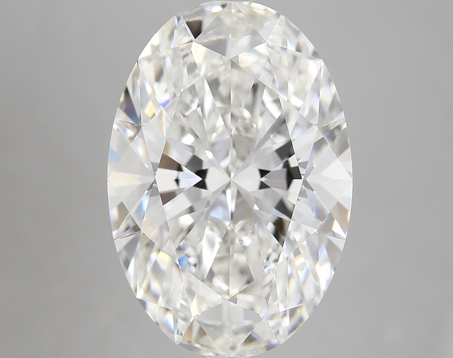 7.09 ct. oval Lab Grown Diamond front image