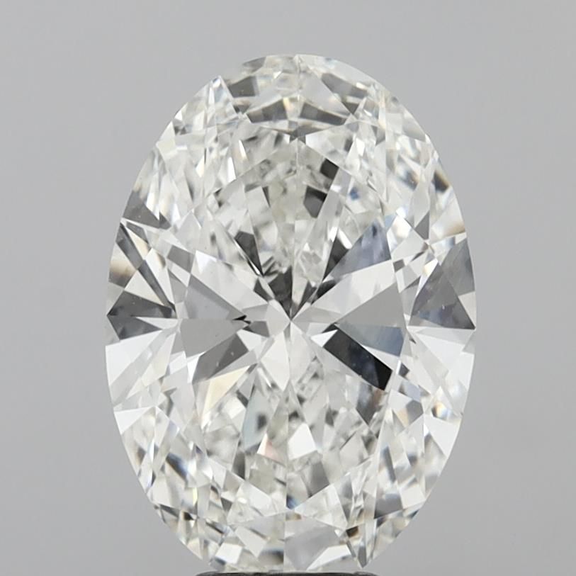 6.07 ct. oval Lab Grown Diamond front image