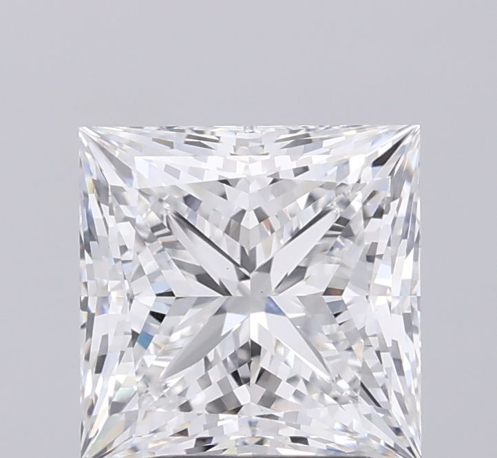 3.09 ct. princess Lab Grown Diamond front image