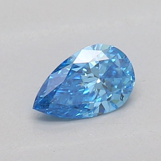 0.18 CT Fancy Vivid Blue PEAR