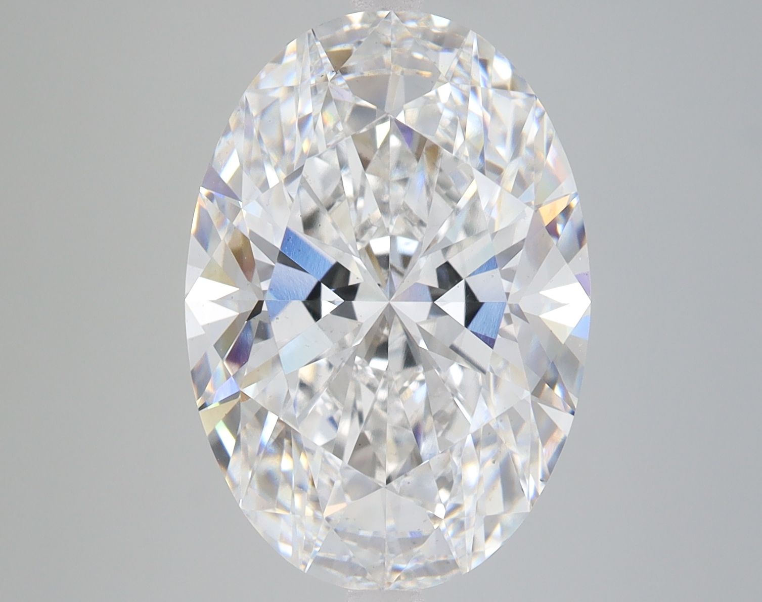 7.63 ct. oval Lab Grown Diamond front image