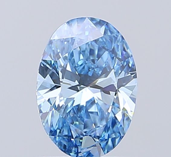 1.1 CT Fancy Vivid Blue OVAL