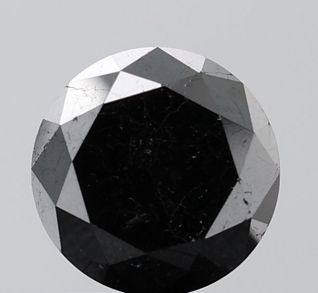 Diament 2.71 ct Fancy Black/VS2