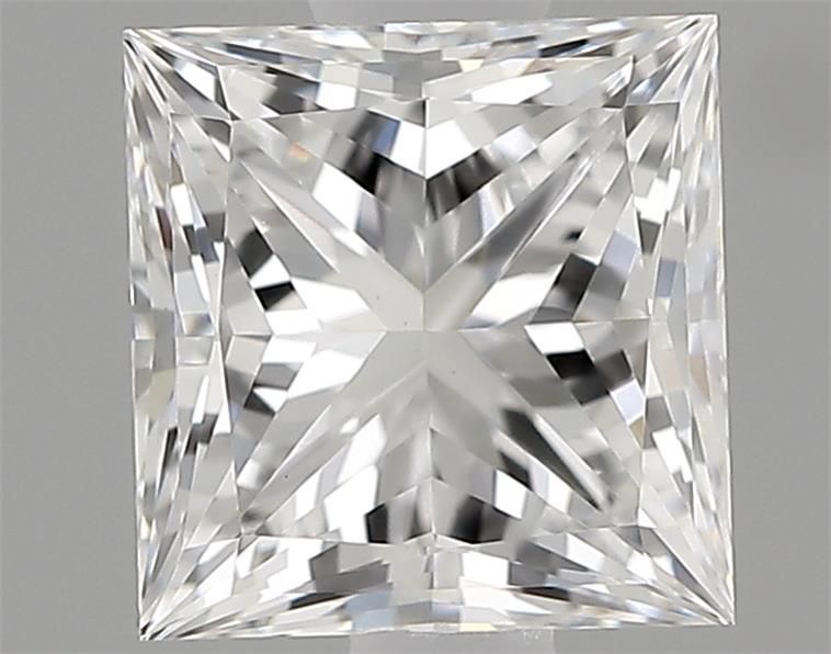 0.86 ct. princess Lab Grown Diamond front image