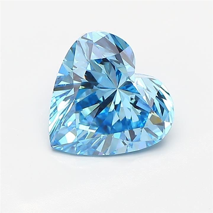 2.03 CT Fancy Vivid Blue HEART