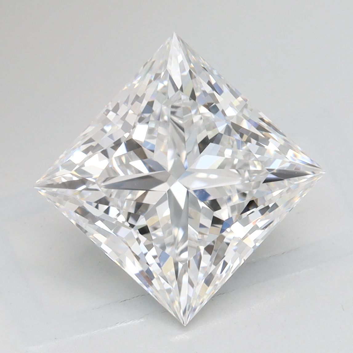 3.12 ct. princess Lab Grown Diamond front image
