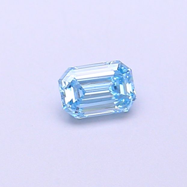 0.26 CT Fancy Vivid Blue EMERALD
