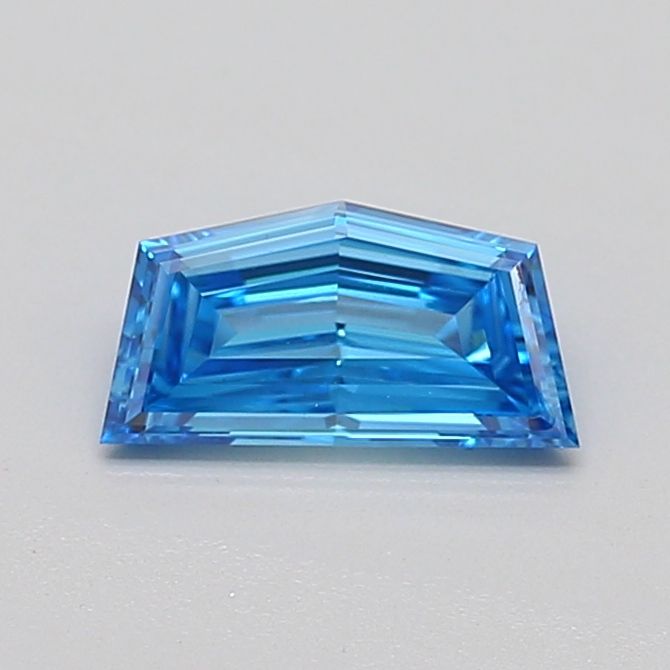0.56 CT Fancy Vivid Blue PENTAGONAL