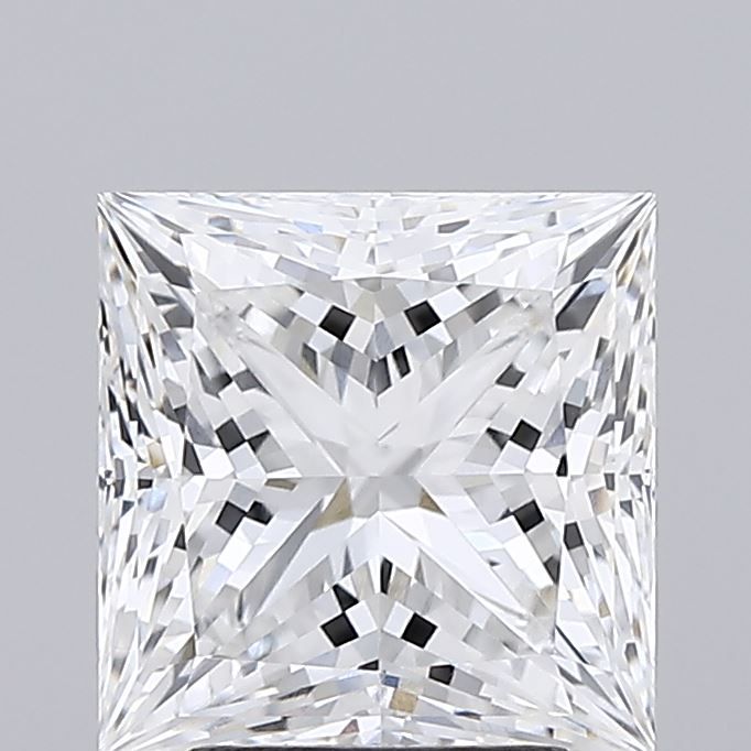 3.04 ct. princess Lab Grown Diamond front image