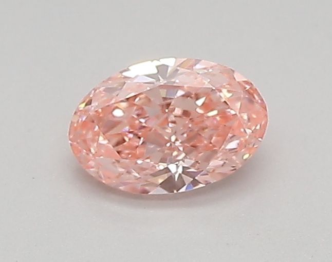 0.34 CT Fancy Vivid Pink OVAL