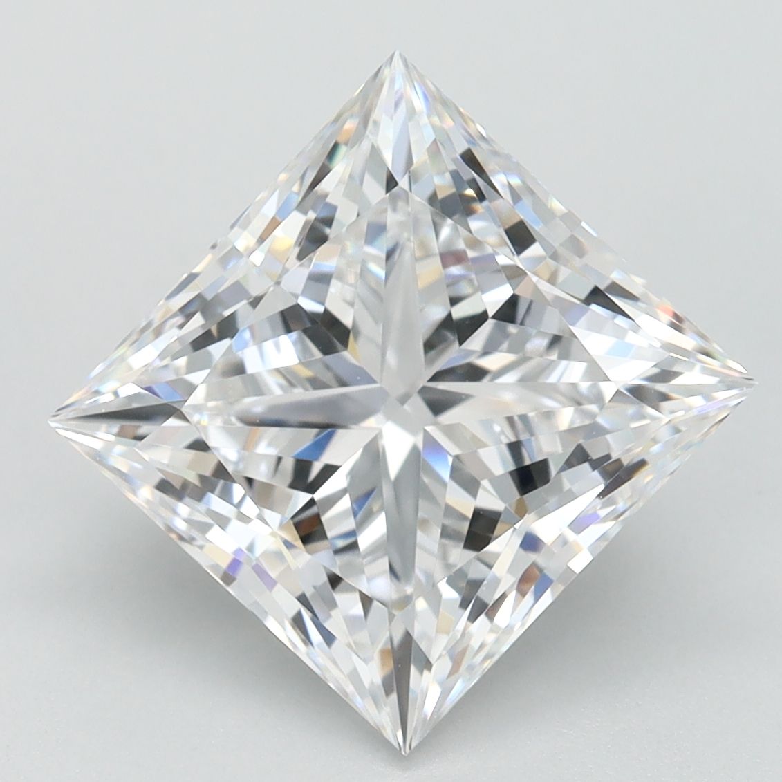 3.82 ct. princess Lab Grown Diamond front image