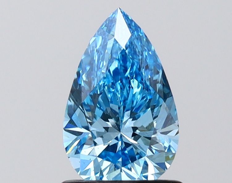 1.0 CT Fancy Vivid Blue PEAR