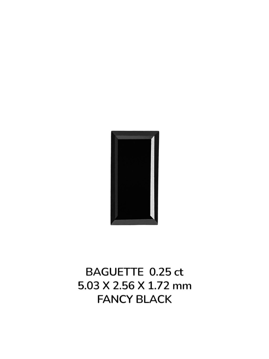 Diament 0.25 ct Fancy Black/VVS2