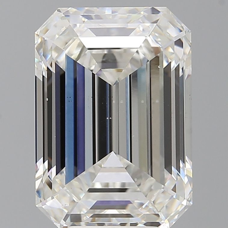 7.01 ct. emerald Lab Grown Diamond front image