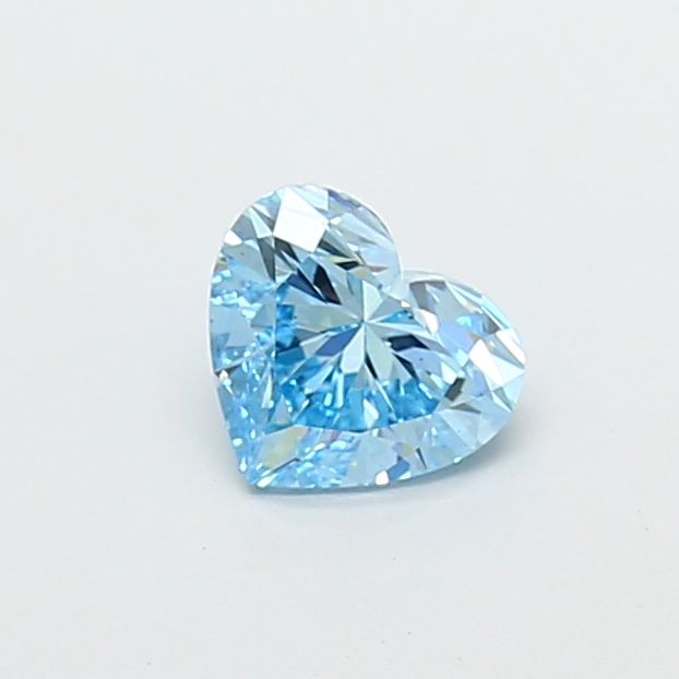 1.02 CT Fancy Vivid Blue HEART