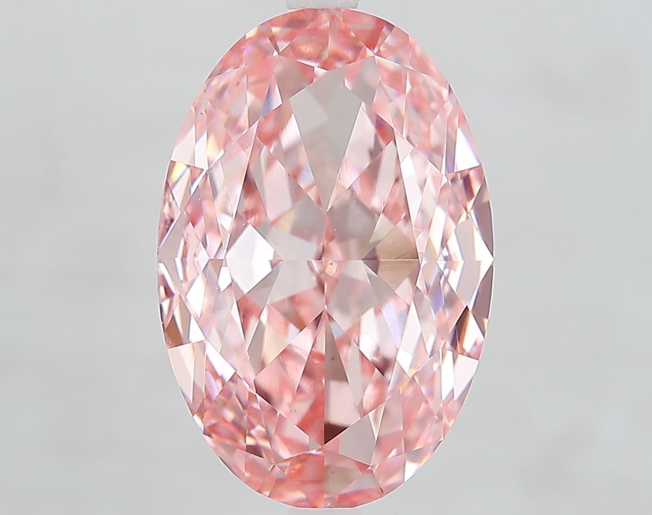 8.10 ct. oval Lab Grown Diamond front image