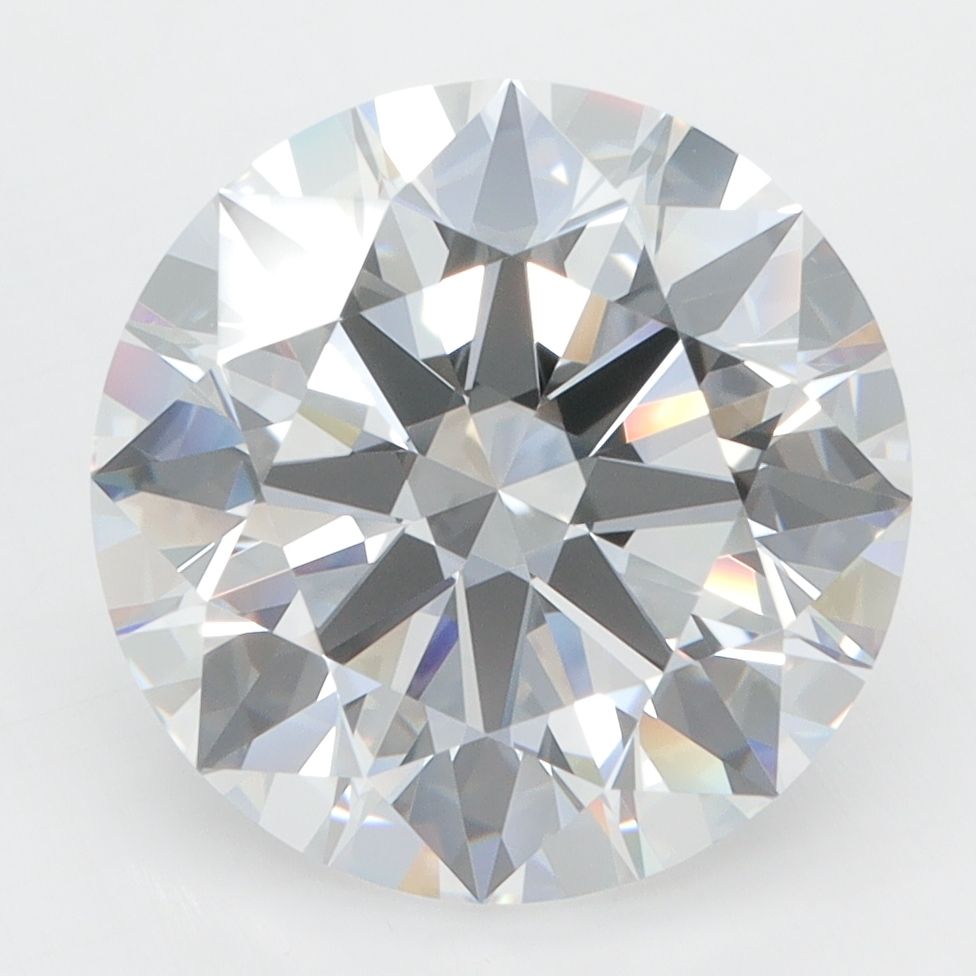 5.34 ct. round Lab Grown Diamond front image