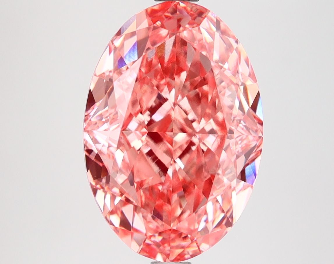 4.25 ct. oval Lab Grown Diamond front image