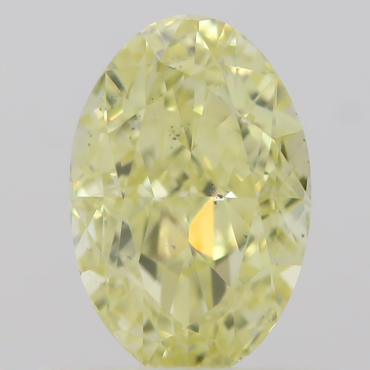 Diament 0.6 ct Fancy Yellow/SI1