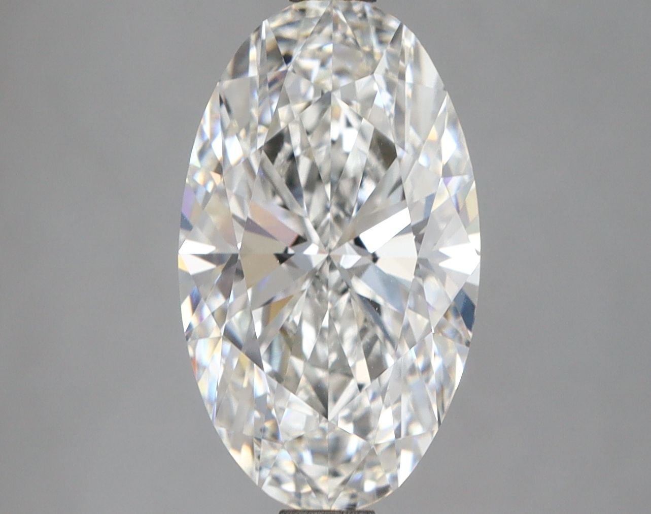3.73 ct. oval Lab Grown Diamond front image