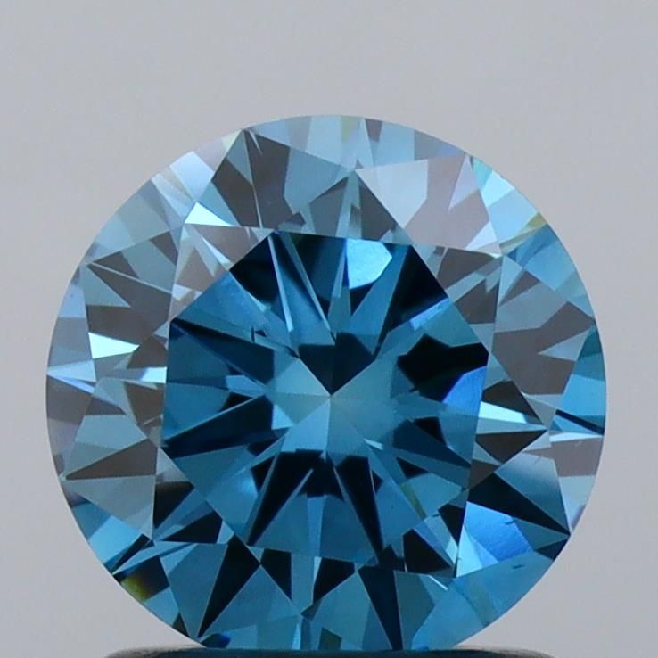 1.1 CT Fancy Vivid Blue ROUND