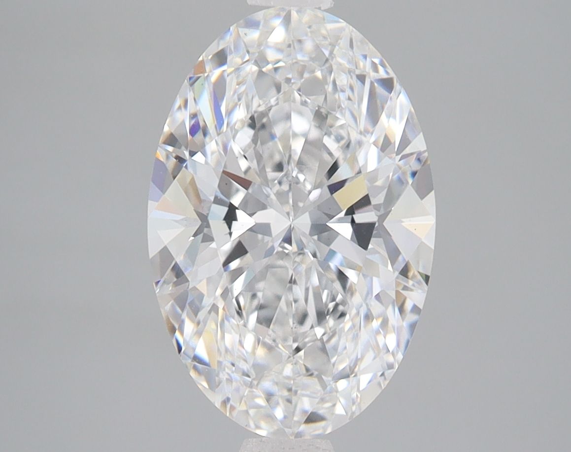 2.92 ct. oval Lab Grown Diamond front image