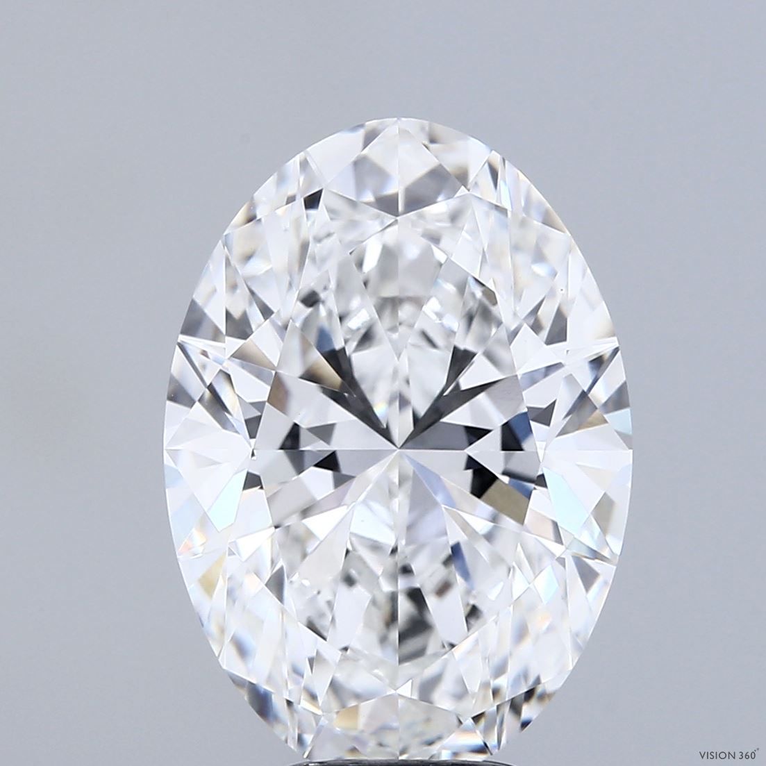 6.04 ct. oval Lab Grown Diamond front image
