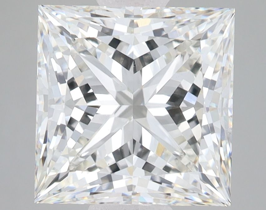 4.10 ct. princess Lab Grown Diamond front image