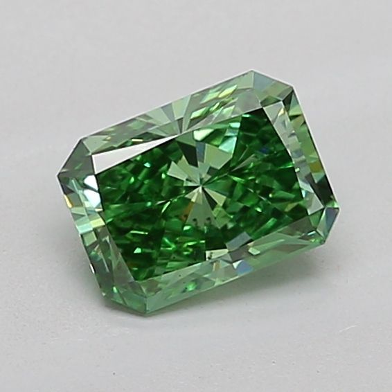 0.99 CT Fancy Vivid Green RADIANT
