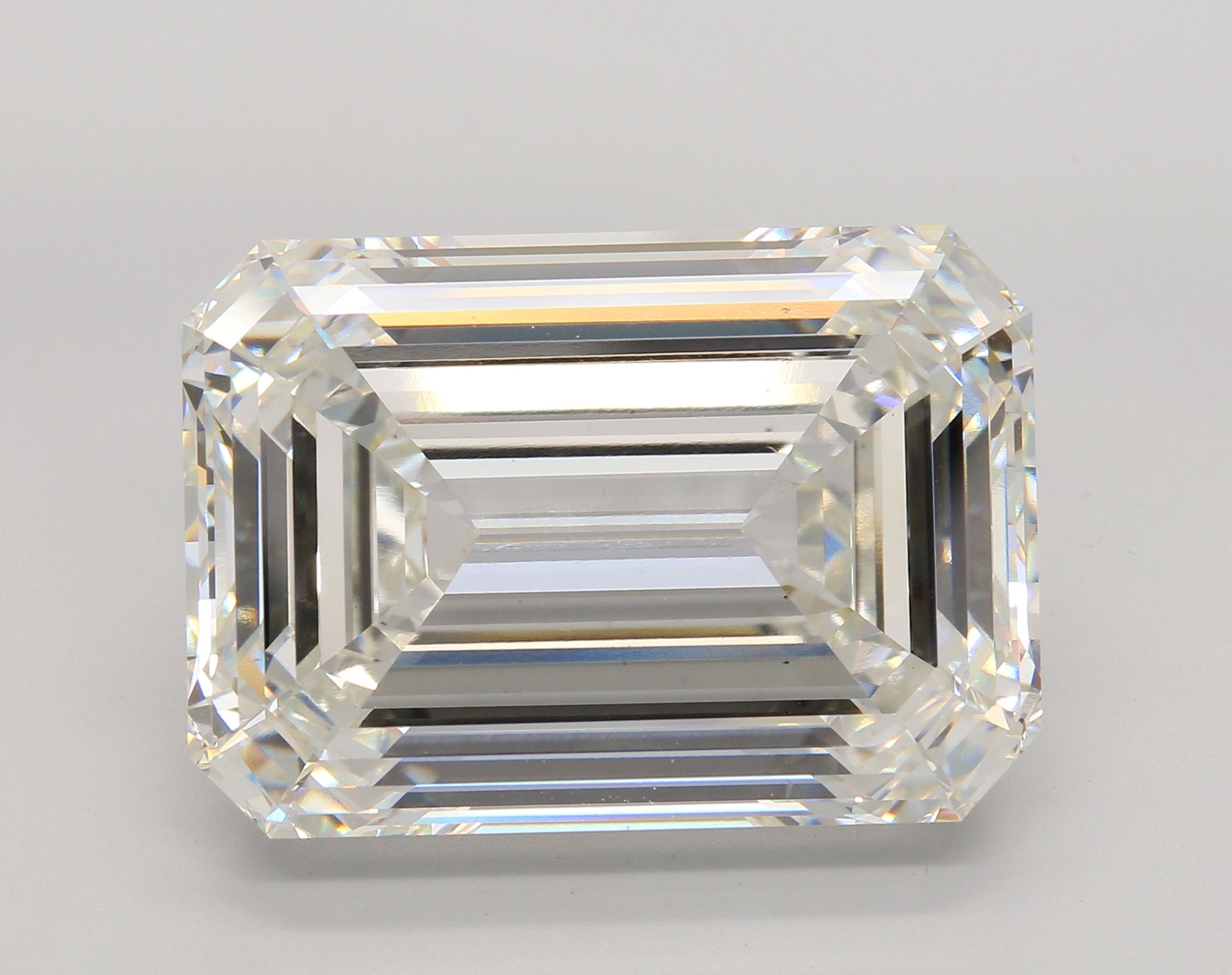 37.07 ct. emerald Lab Grown Diamond front image