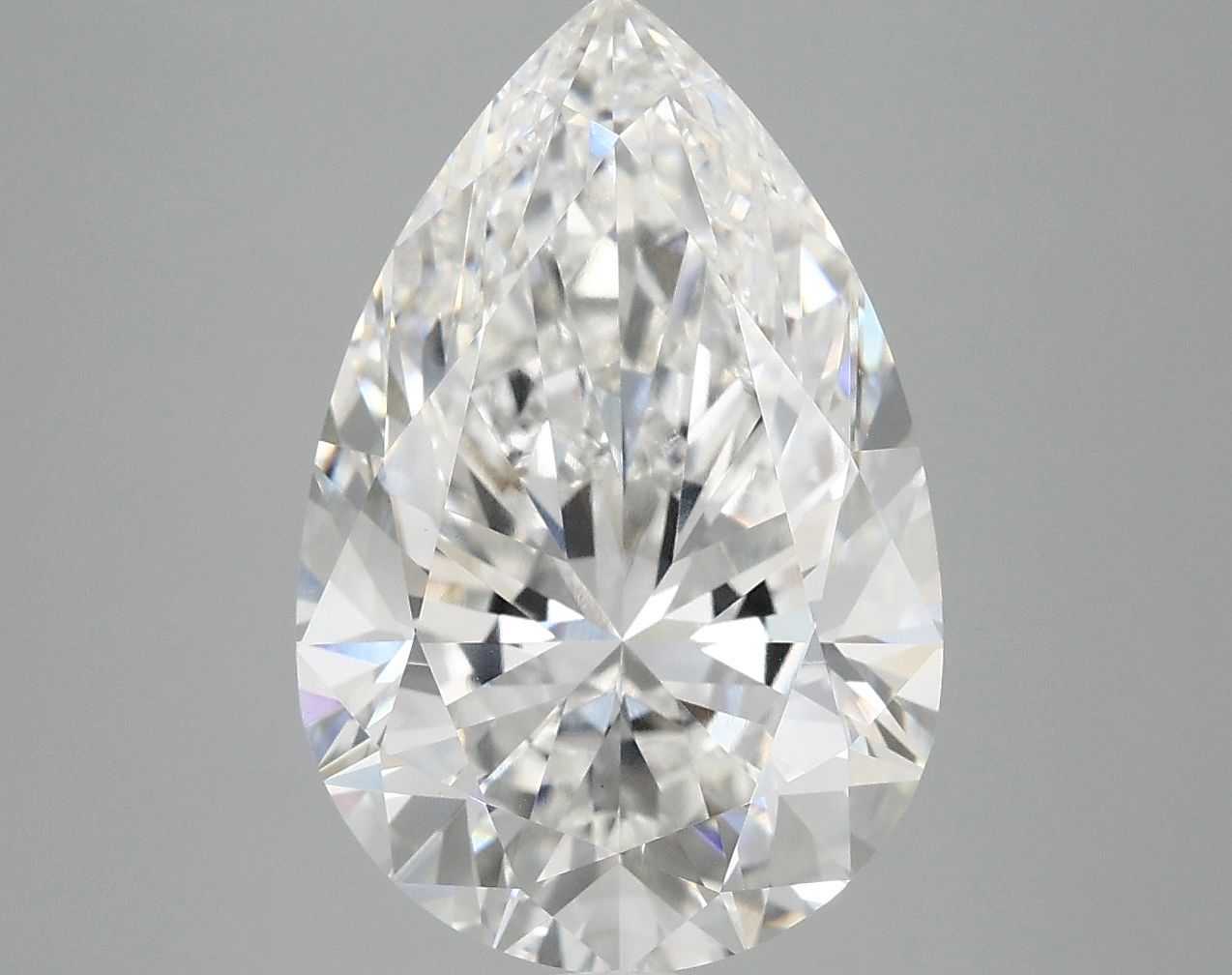 5.96 ct. pear Lab Grown Diamond front image
