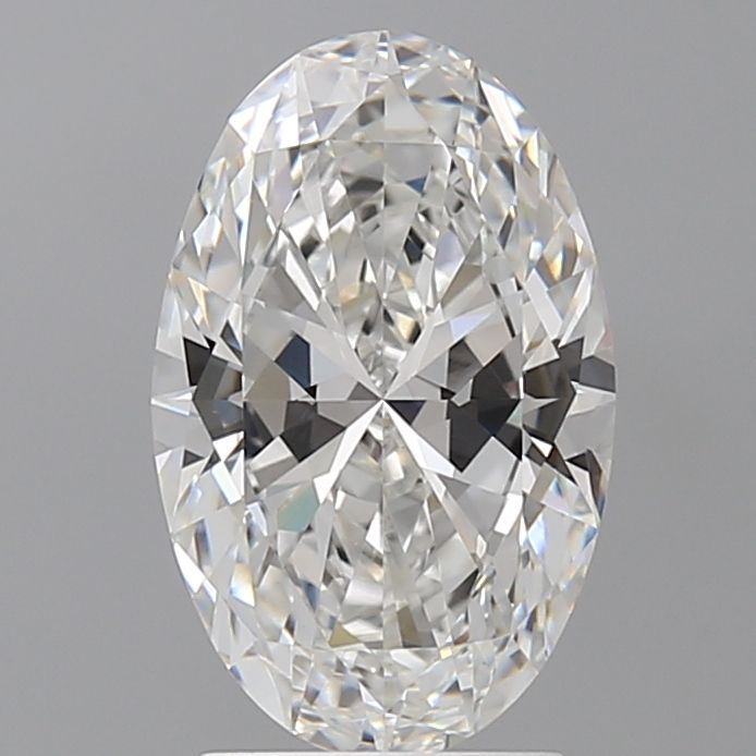 2.57 ct. oval Lab Grown Diamond front image