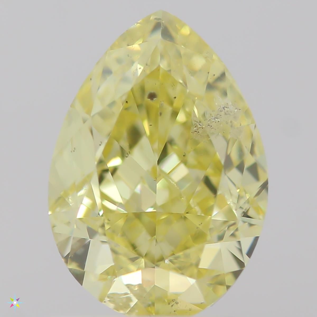 Diament 1.0 ct Fancy Intense Yellow/I1