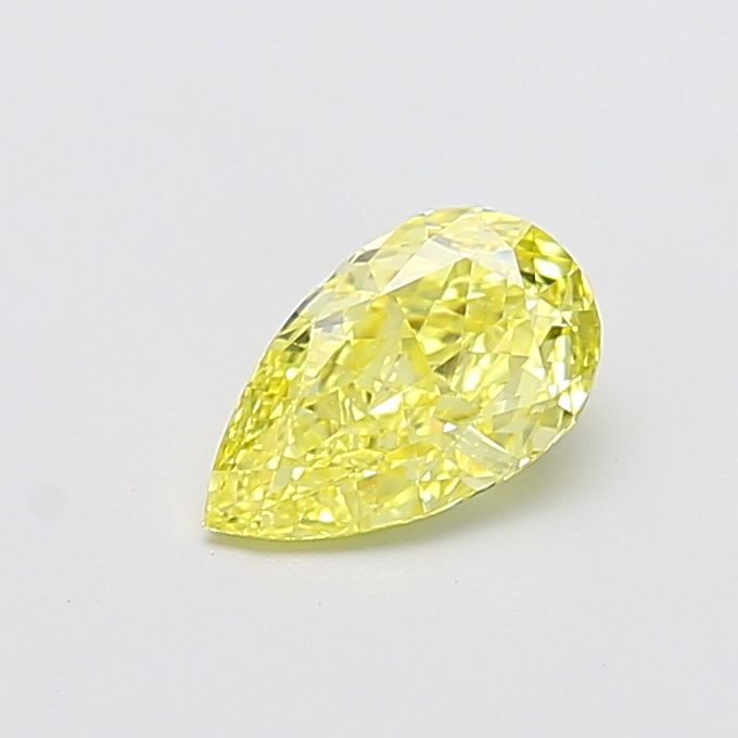 1.09 CT Fancy Intense Yellow PEAR
