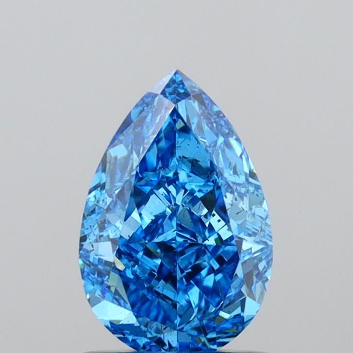 1.07 CT Fancy Vivid Blue PEAR