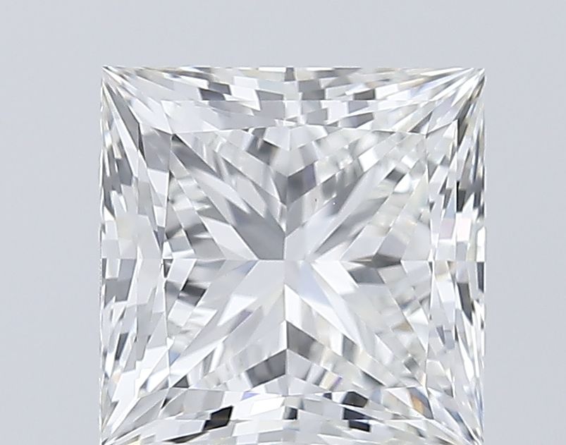 Diamant Princesse 4.09 ct - Couleur H - Pureté VS1