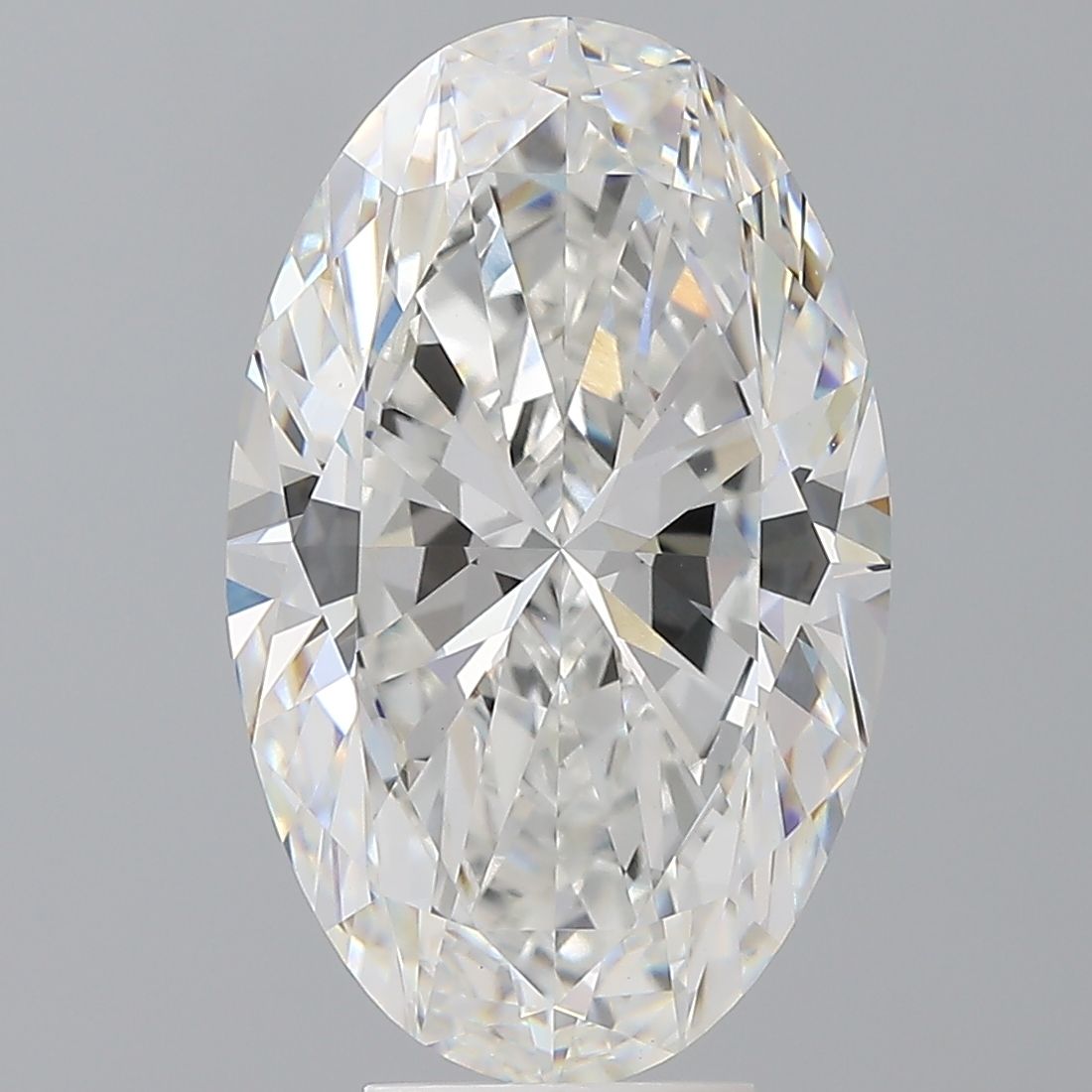 6.58 ct. oval Lab Grown Diamond front image