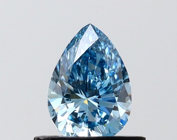 0.66 CT Fancy Vivid Blue PEAR