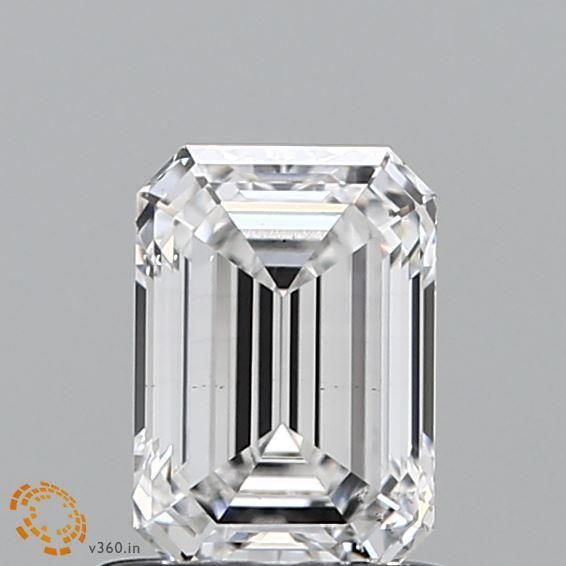 0.96 ct. emerald Lab Grown Diamond front image