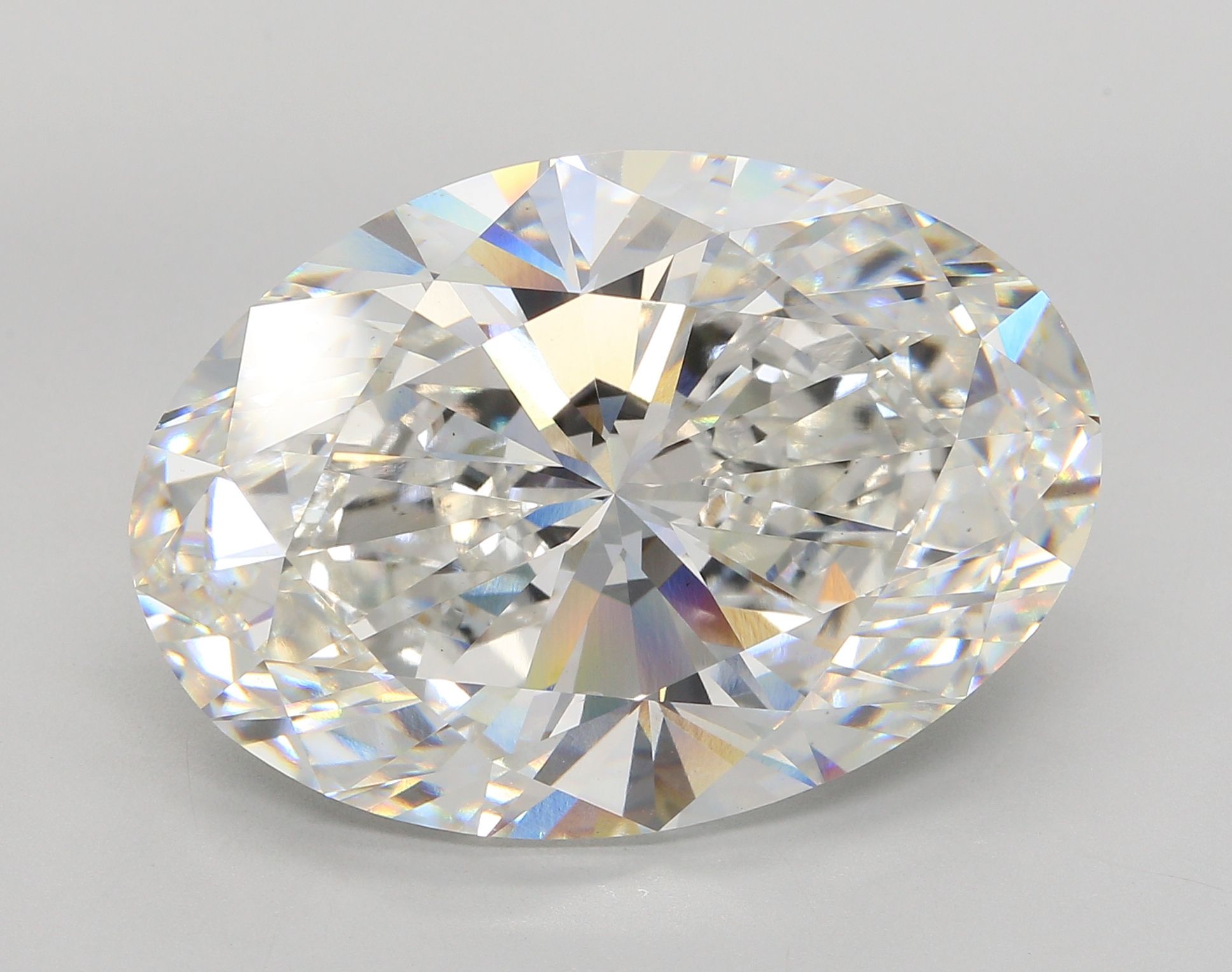 32.51 ct. oval Lab Grown Diamond front image