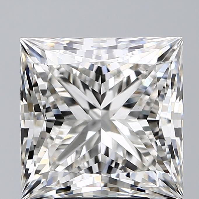 6.01 ct. princess Lab Grown Diamond front image