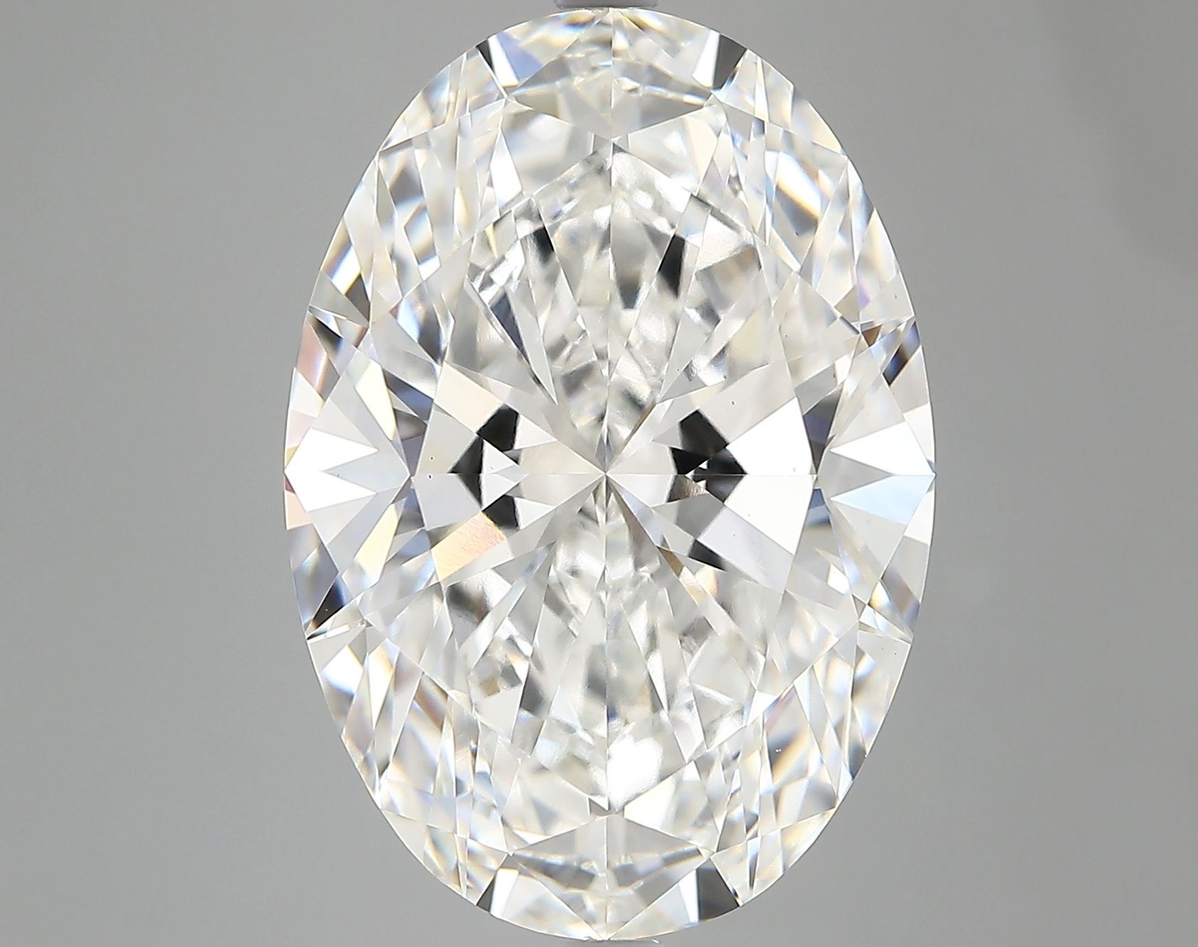 9.60 ct. oval Lab Grown Diamond front image