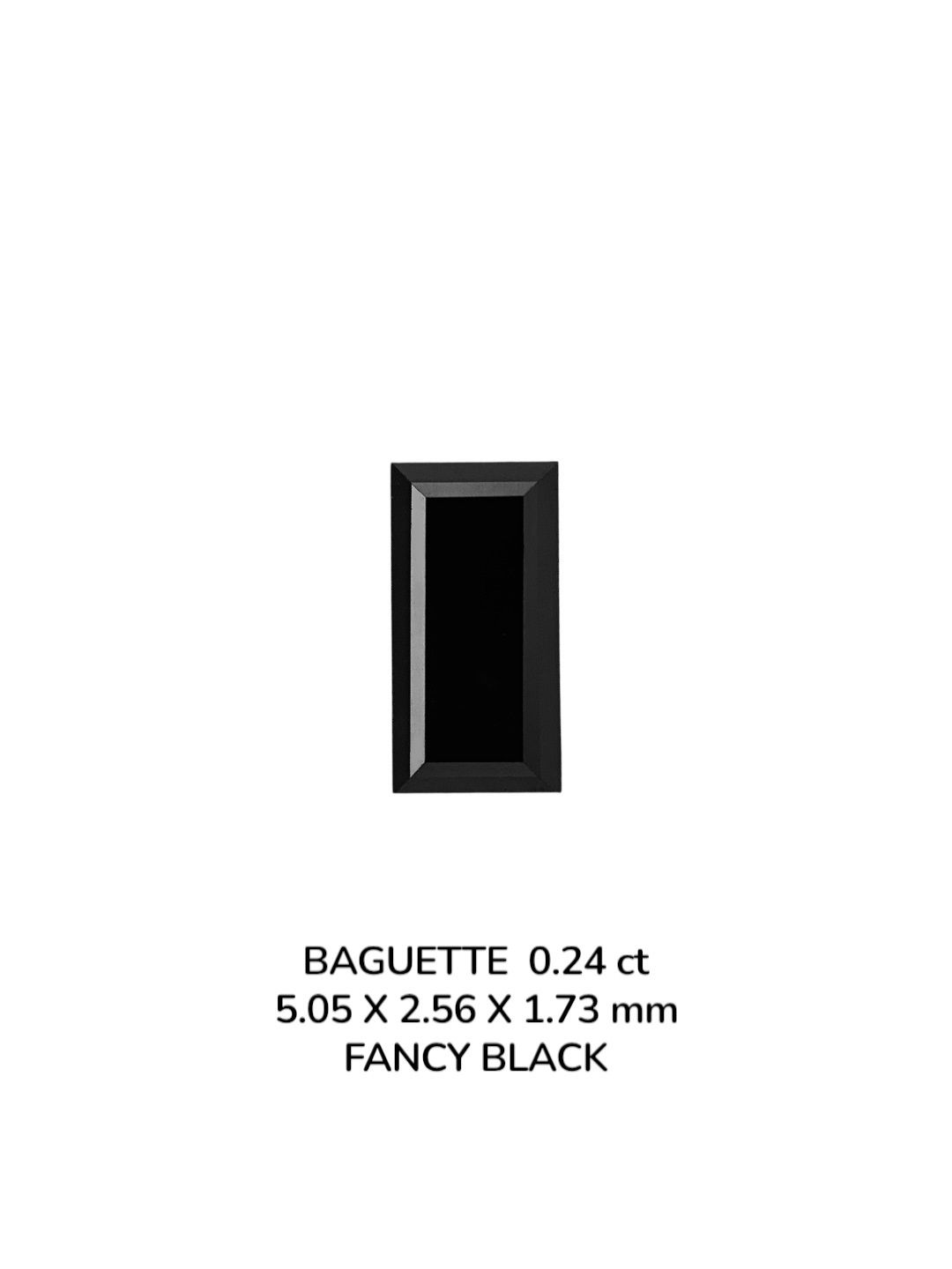 Diament 0.24 ct Fancy Black/VVS2