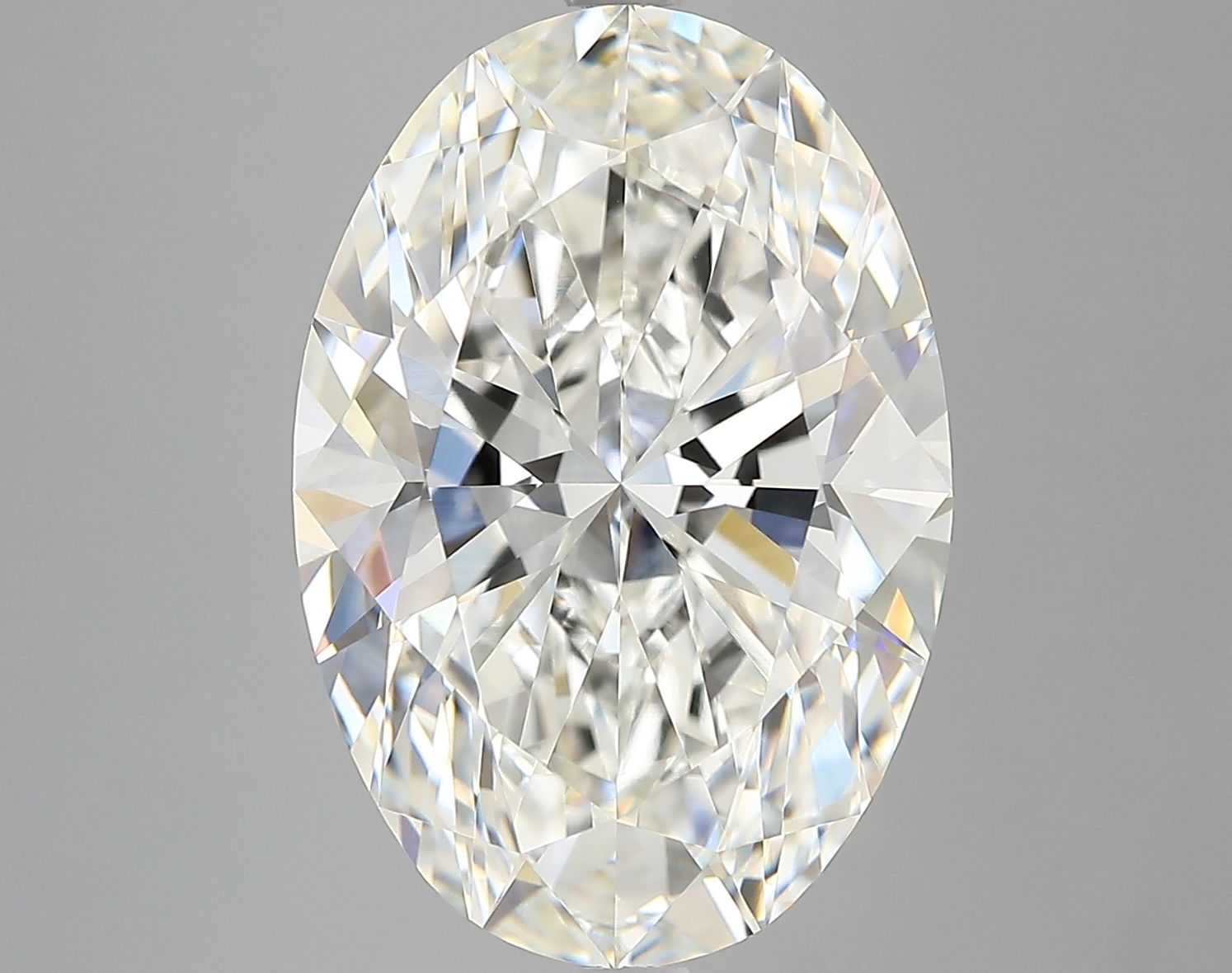 7.09 ct. oval Lab Grown Diamond front image