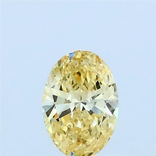 0.39 CT Fancy Intense Yellow OVAL